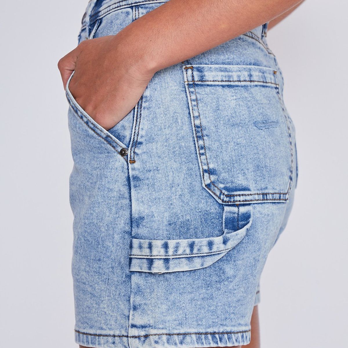 SIOUX - Short Mujer Denim Carpintero Azul Sioux