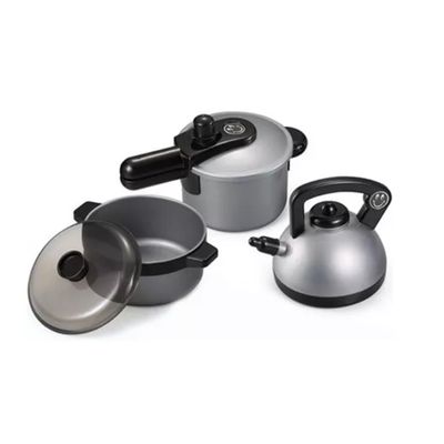 Imagen 2 del producto Set Juego De Cocina Elementos De Cocina Para Niñas Plateado