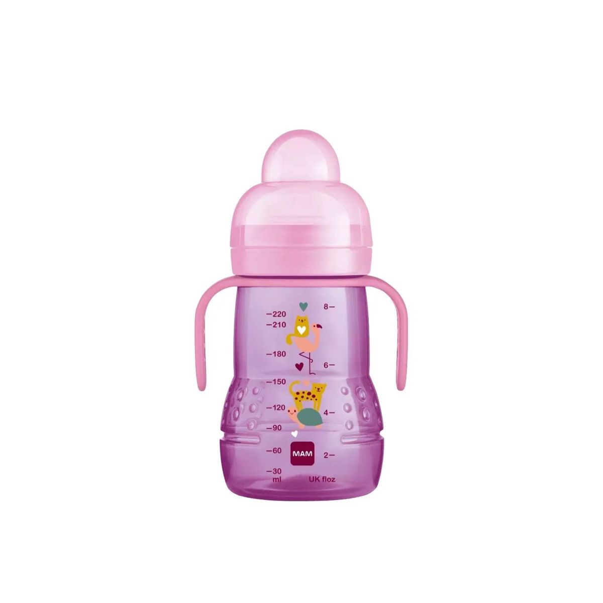 MAM - Vaso antiderrames con asas MAM 220ml rosa