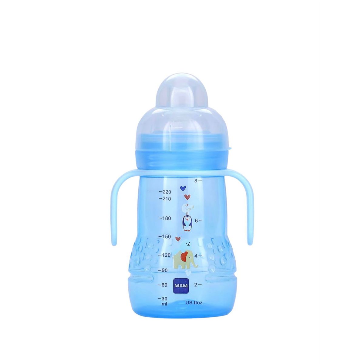 MAM - Vaso antiderrames con asas MAM 220ml celeste