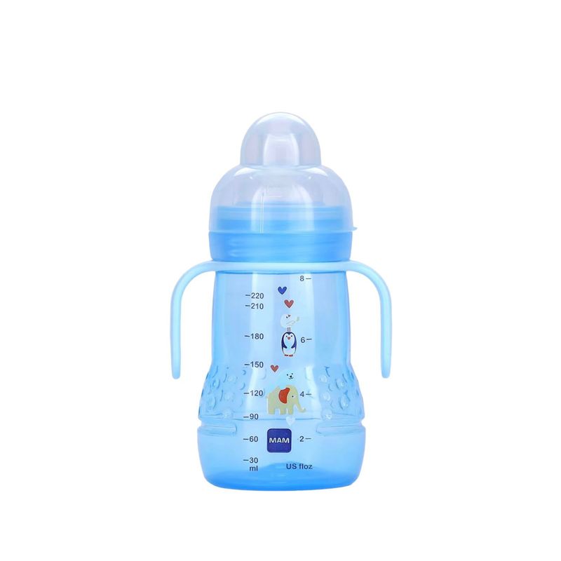 MAM - Vaso antiderrames con asas MAM 220ml celeste