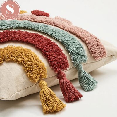 Imagen 2 del producto Cojín Cojines Fundas Bordados Diseños 30 x 50 cm Multicolor