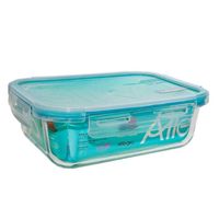 Contenedor Hermetico de Vidrio Templado 600ml