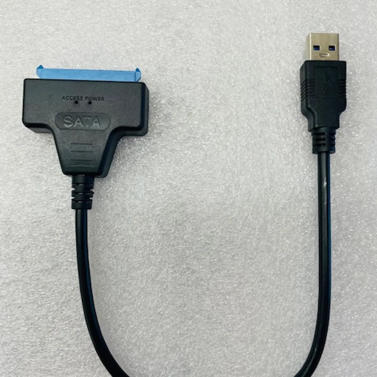 GENERICO - Cable Adaptador sata a usb para discos hdd y ssd de notebook