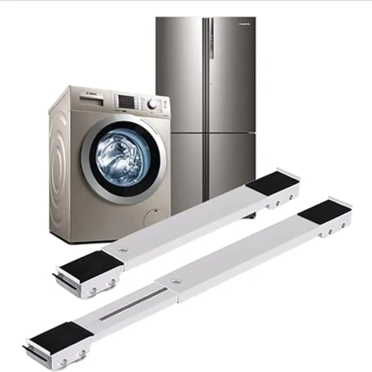 OEM - SOPORTE BASE CON FRENO PARA LAVADORA Y REFRIGERADOR