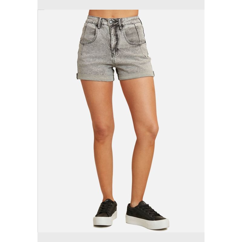 MAUI AND SONS - Short Jeans Summer street Gris Mujer Maui and sons