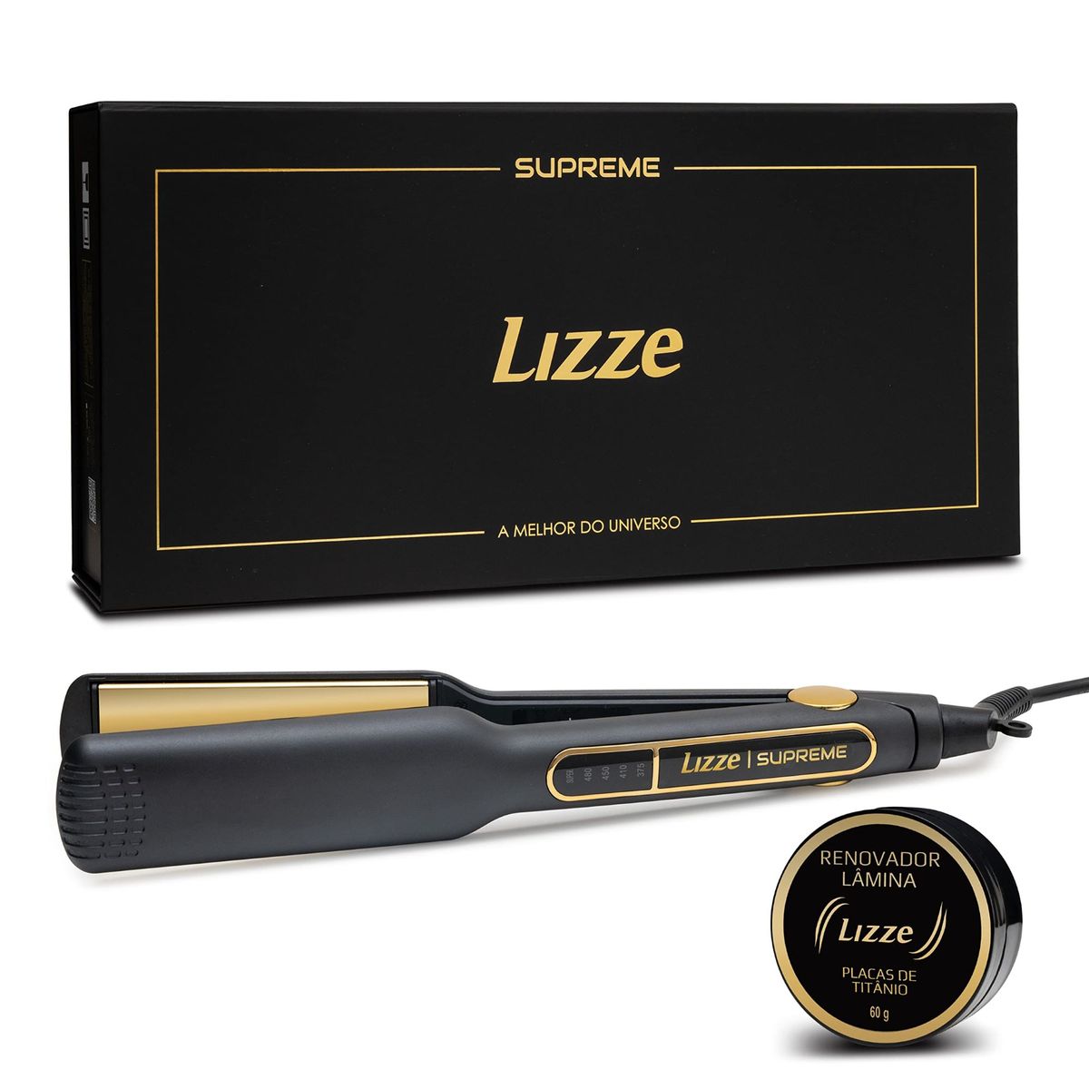 LIZZE - Plancha Lizze Supreme 485°F  Kit De Limpieza.