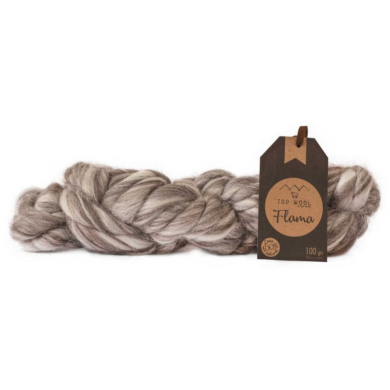 GENERICO - Hilado artesanal Flama Jaspeada 100gr