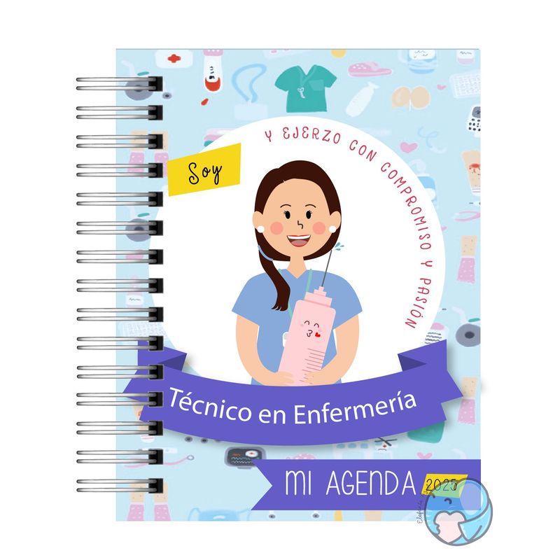 ELEFANTE AZULL - Agenda para Tecnicos en Enfermeria 2025