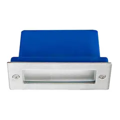 MEGABRIGHT - Luminaria LED Embutida Baja Pasillo GRIS Rectangular 4W 6000K