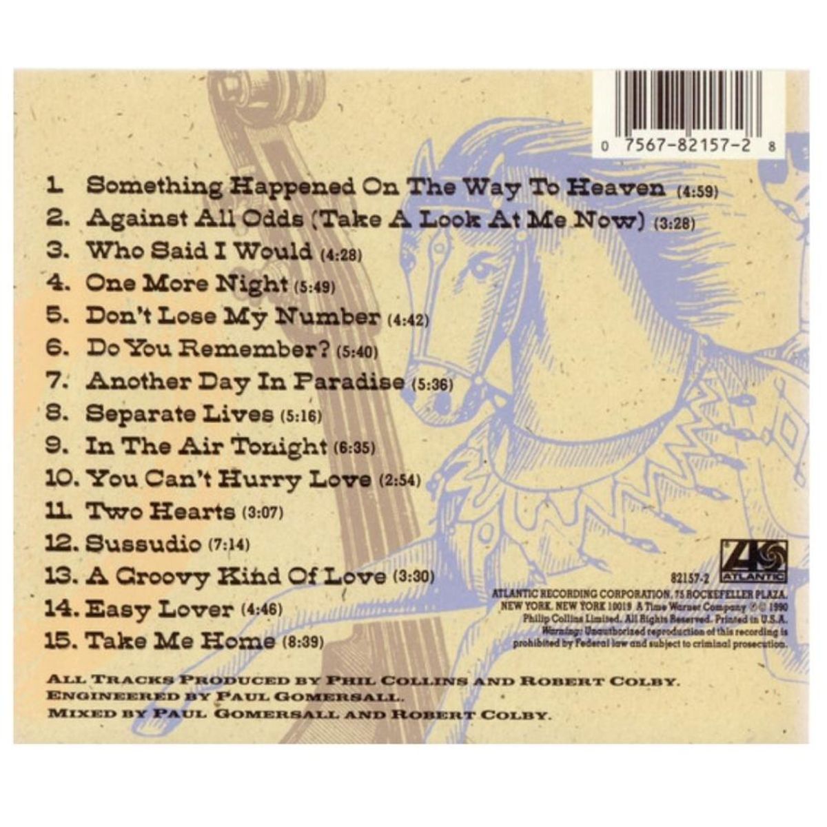 HITWAY MUSIC - PHIL COLLINS - SERIOUS HITS ... LIVE! - CD HITWAY MUSIC