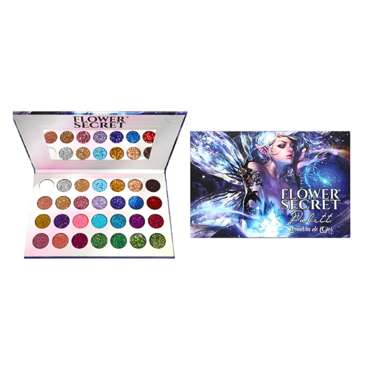 GENERICO - Paleta De Sombras 28 Colores Glitter.