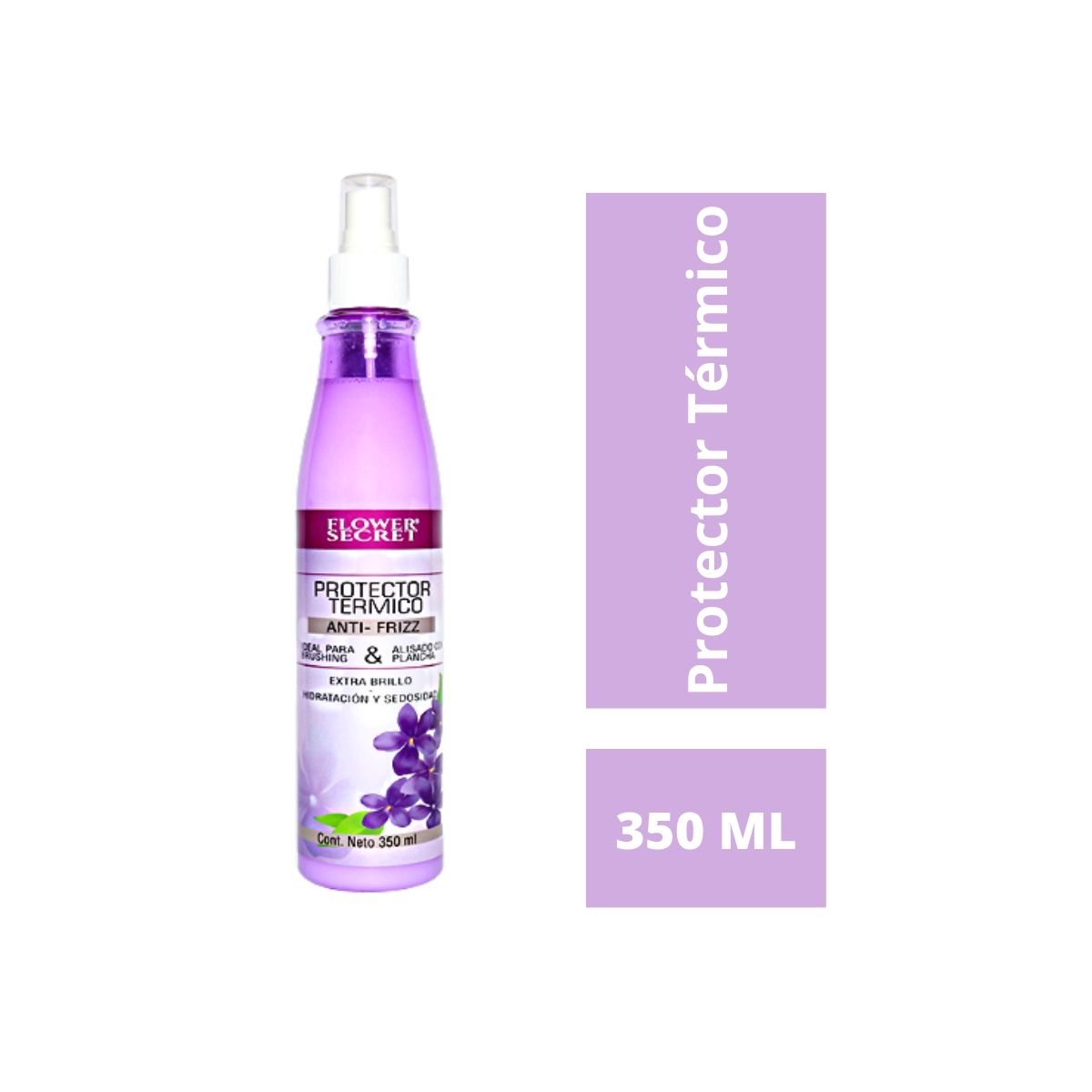 GENERICO - Protector Termico Anti-frizz 350 Ml Flower Secret.