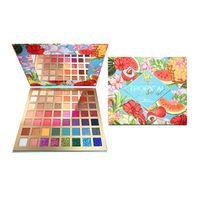 Paleta De Sombras 56 Colores Tropical.