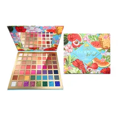 GENERICO - Paleta De Sombras 56 Colores Tropical.