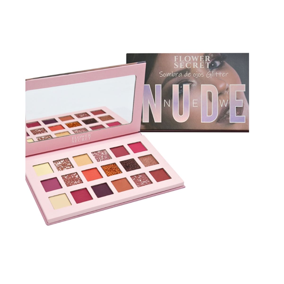 GENERICO - Paleta De Sombras 18 Colores Nude.