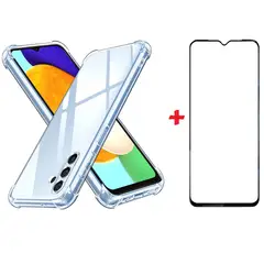 GENERICO - Carcasa Transparente Para Samsung A04s Con Lamina Completa