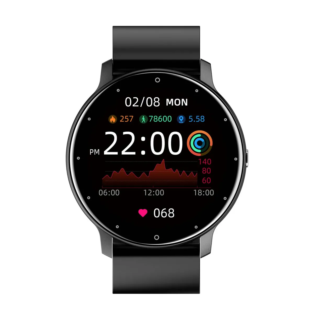 GENERICO - Smartwatch Bluetooth ZL02 Sports Fitness Top Ventas