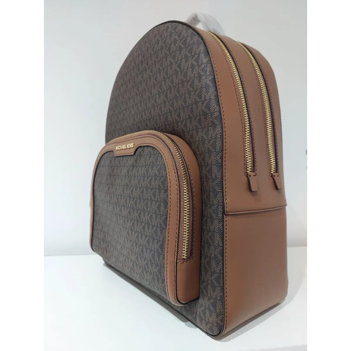 MICHAEL KORS - Mochila Michael Kors Jaycee Large  Monograma cafe