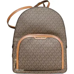 MICHAEL KORS - Mochila Jaycee LG Pkt Monograma cafe