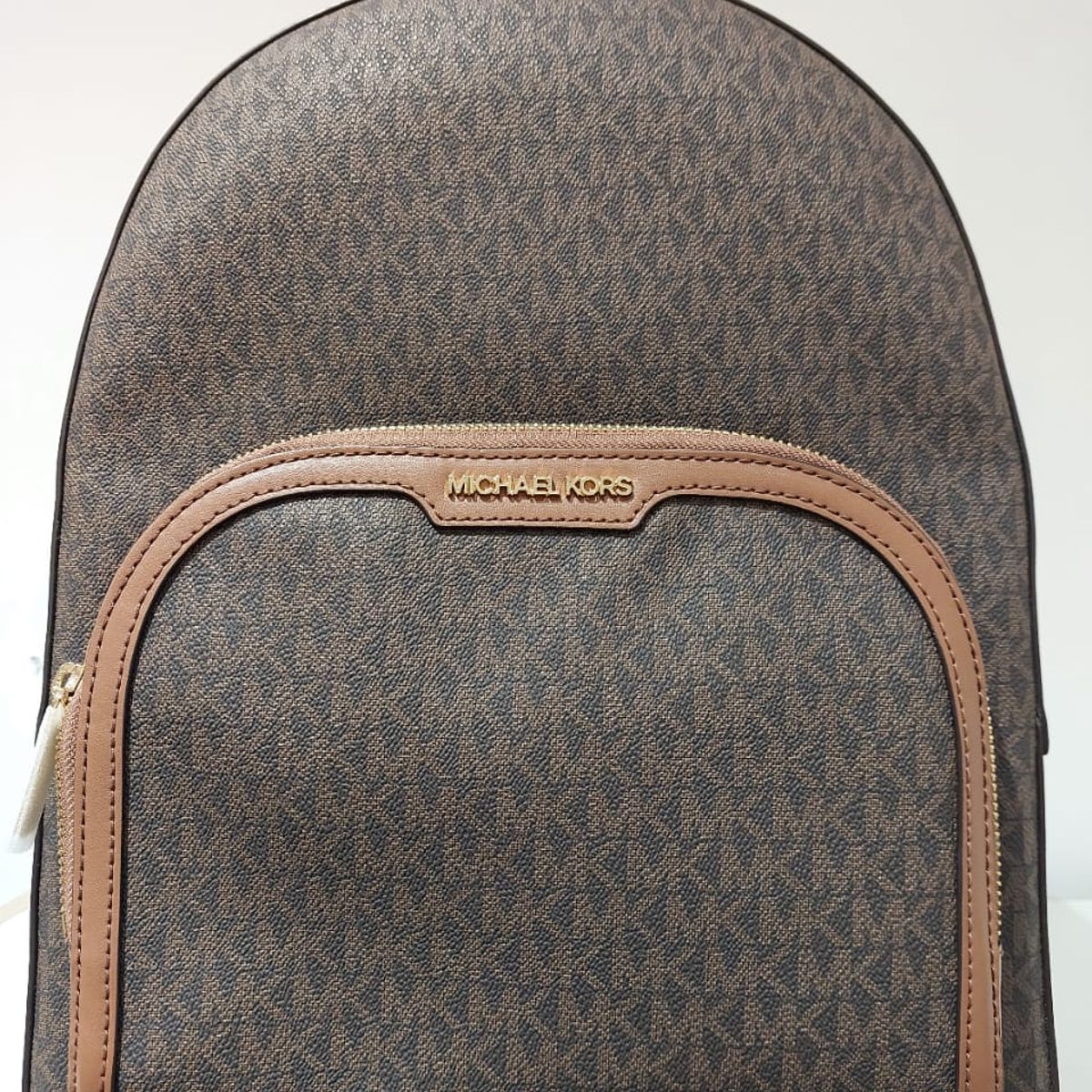 MICHAEL KORS - Mochila Michael Kors Jaycee Large  Monograma cafe