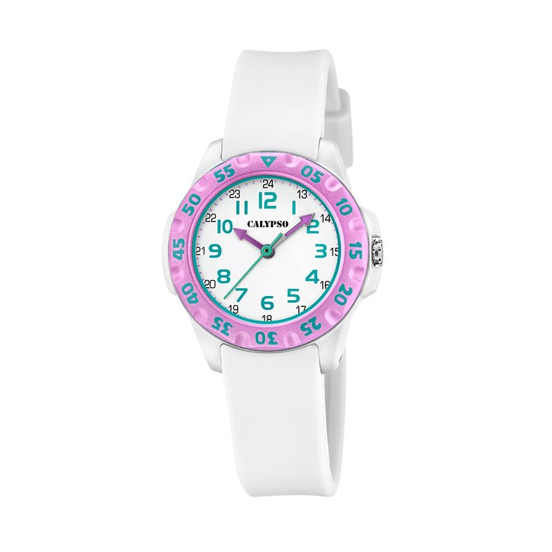 CALYPSO - Reloj K5829/1 Calypso Blanco Infantil Digitana