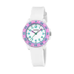 CALYPSO - Reloj K5829/1 Blanco Infantil Digitana.-