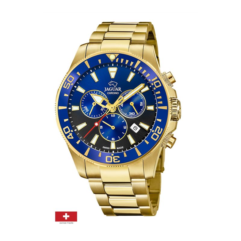 JAGUAR - Reloj J864/5 Jaguar Azul Hombre Executive.-