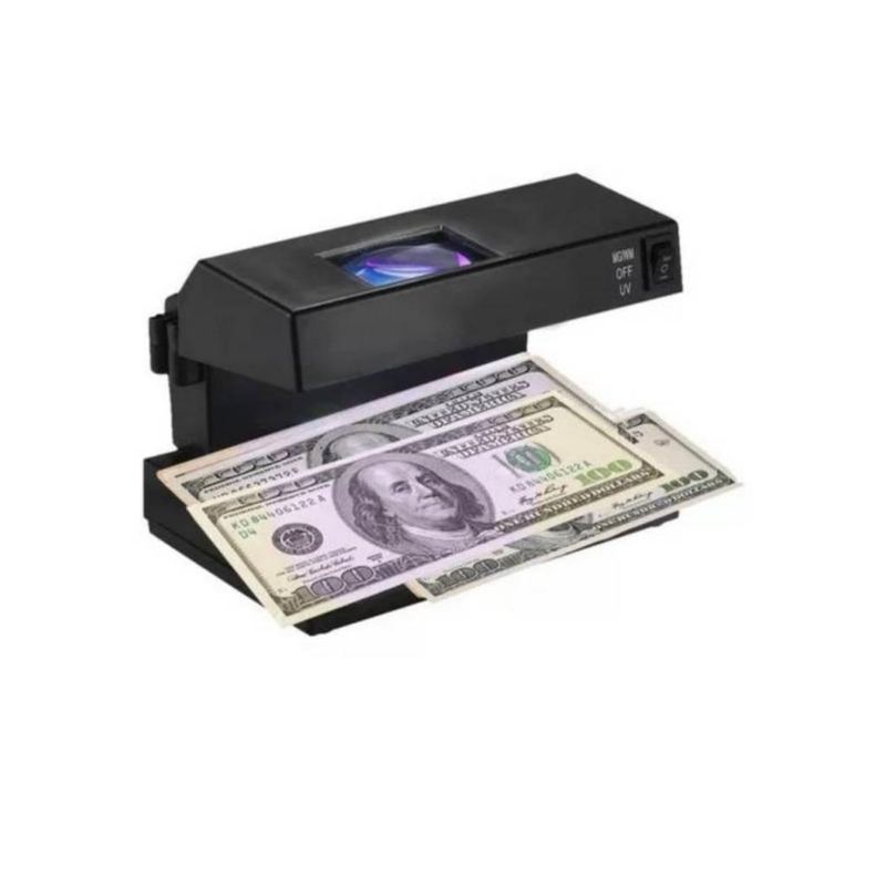 GENERICO - Detector De Billetes Falsos Con Lupa Y Luz Uv Para 220v LUPA