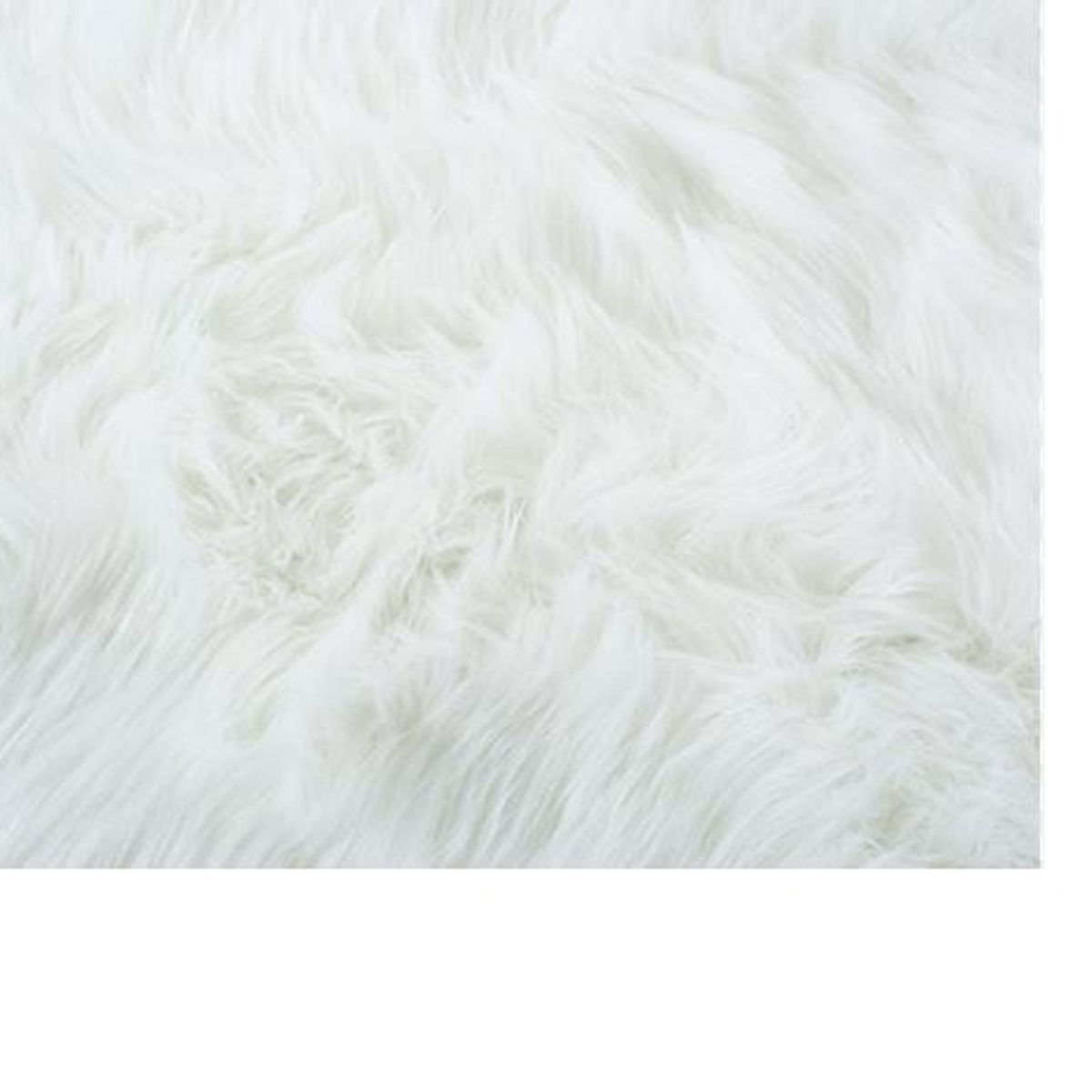 GENERICO - Alfombra pasillera tipo shaggy peluda  / Bajada de cama