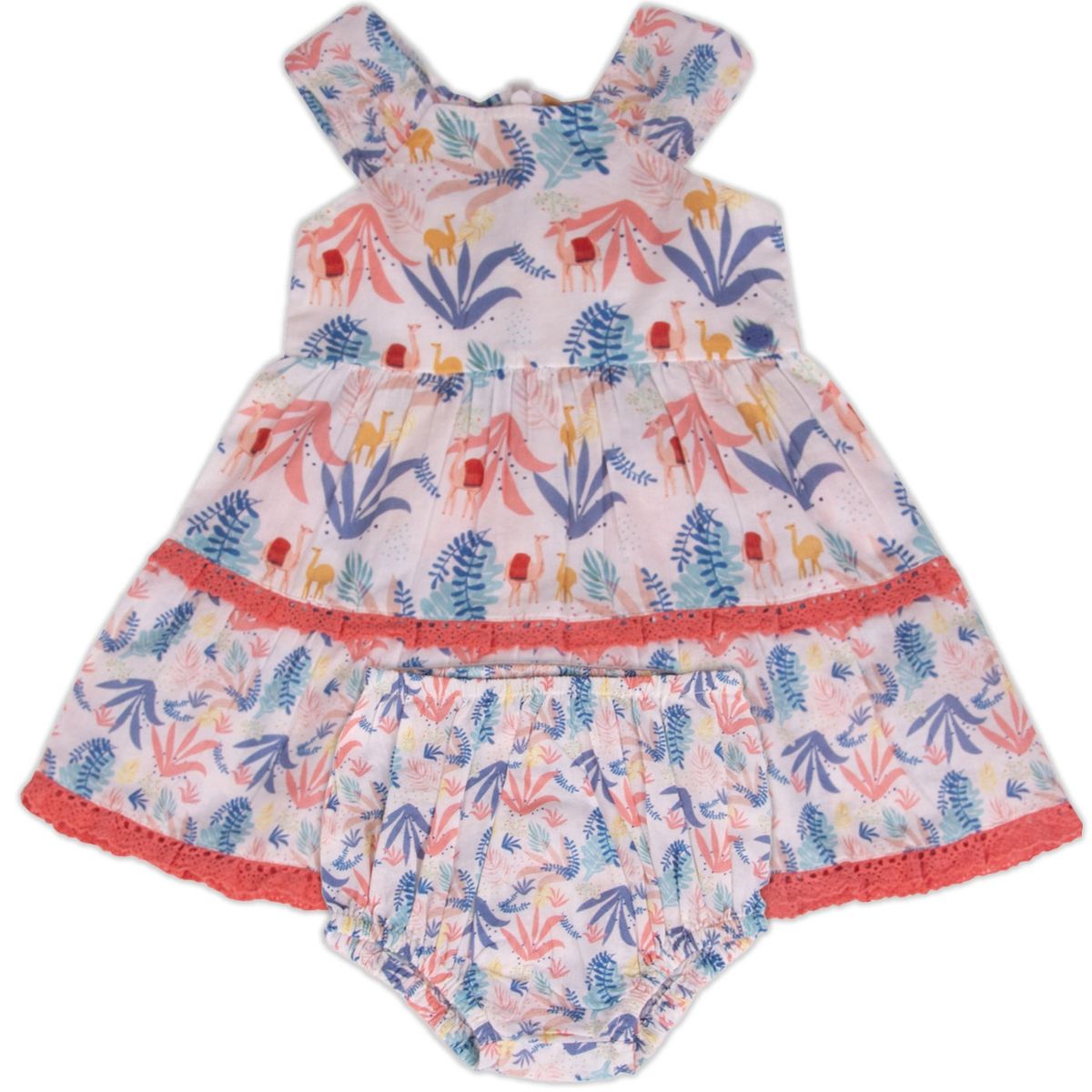 PILLIN - Vestido Bebe Niña Crudo Pillin PILLIN