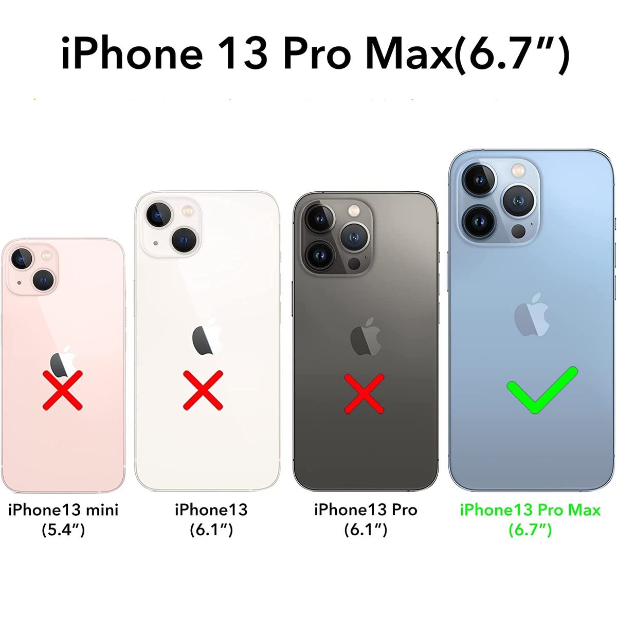 GENERICO - Carcasa Magnética Para iPhone 13 Pro Max