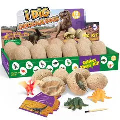 EVERSO - Huevos De Dinosaurio De Kit De Excavación Pascua de Juguete