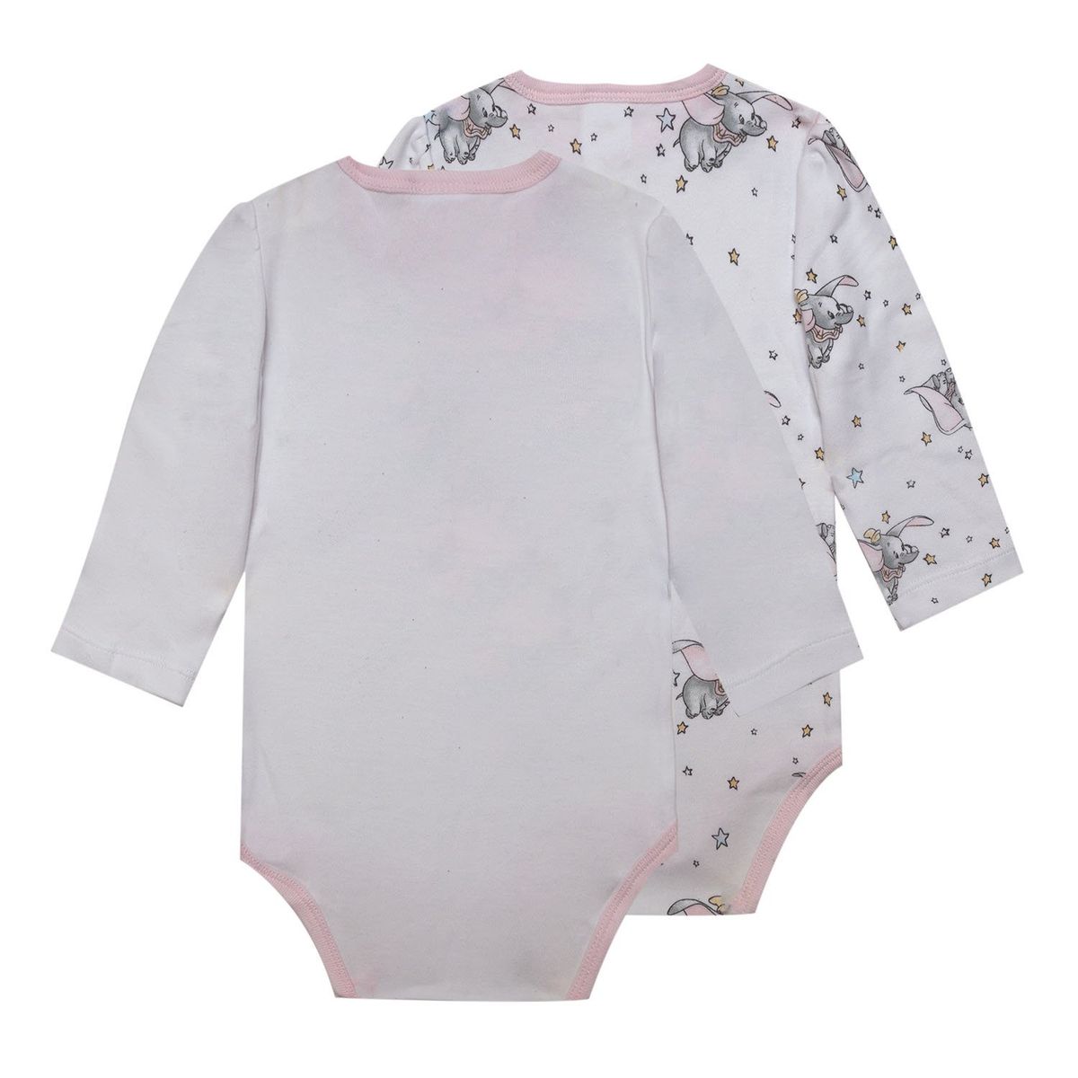 DISNEY - Pack Body Bebe Dumbo Volador Blanco Disney