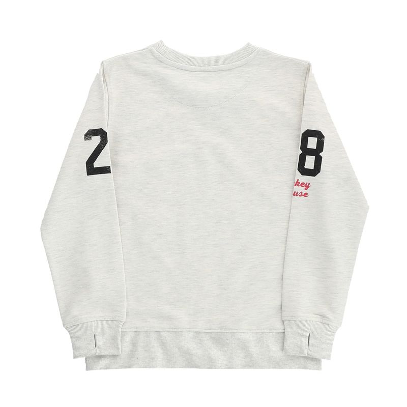 DISNEY - Poleron Niño Mickey Smile Gris Disney