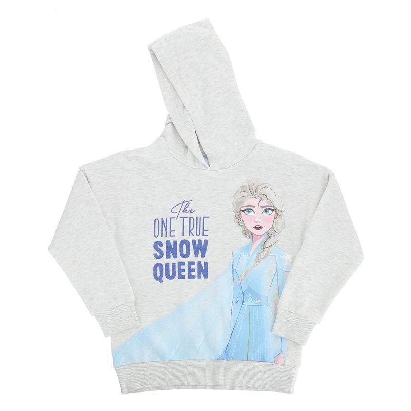 DISNEY - Poleron Niña Frozen One true Gris Disney