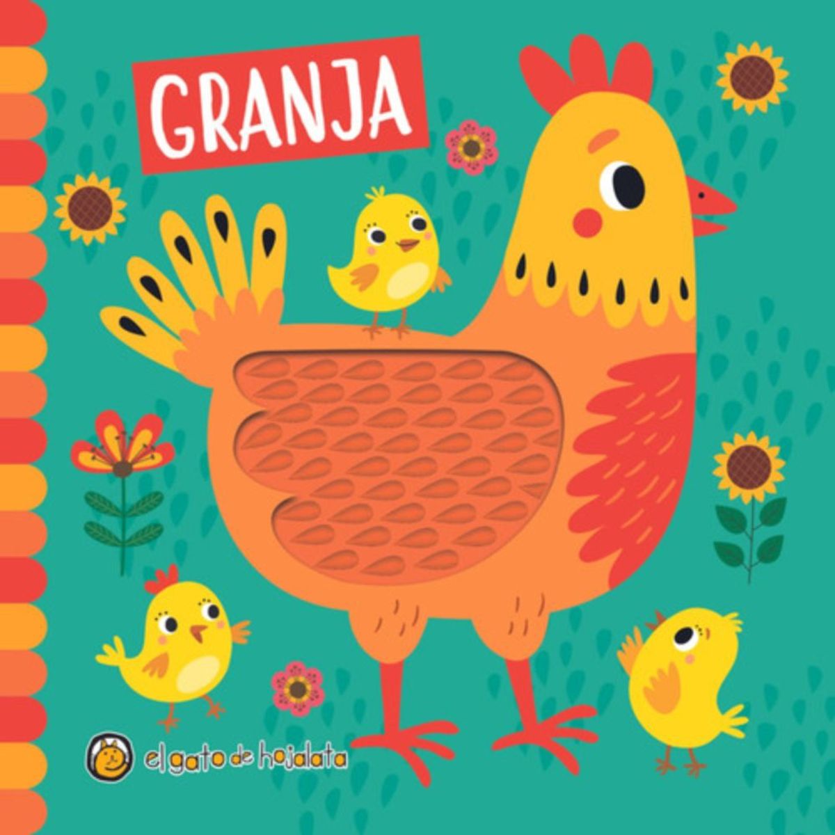 EL GATO DE HOJALATA - Libro Safari De Textura - Granja - El Gato De Hojalata