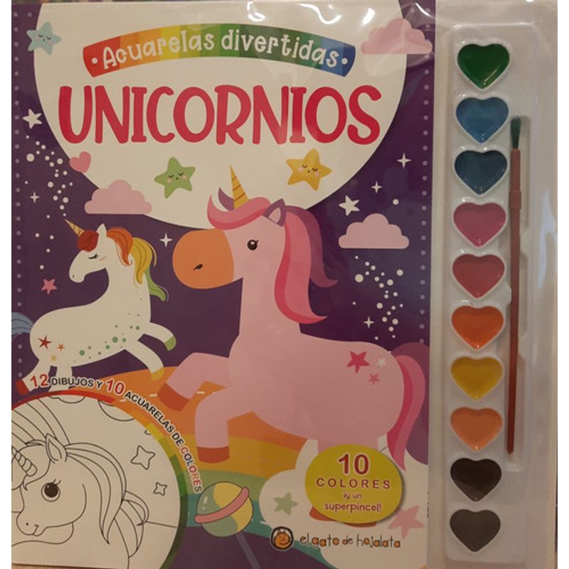 EL GATO DE HOJALATA - Acuarelas Divertidas - Unicornios - El Gato De Hojalata
