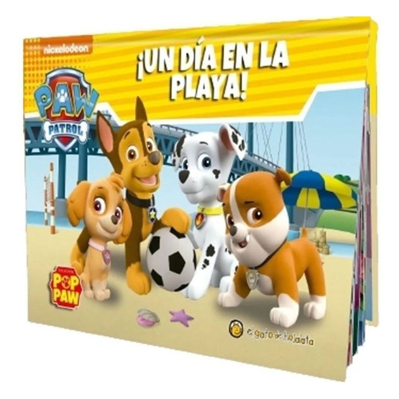 EL GATO DE HOJALATA - Libro Paw Patrol: Un Día En La Playa - El Gato De Hojalata