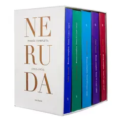 SEIX BARRAL - Estuche Colección Poesía Completa Pablo Neruda - 5 Tomos