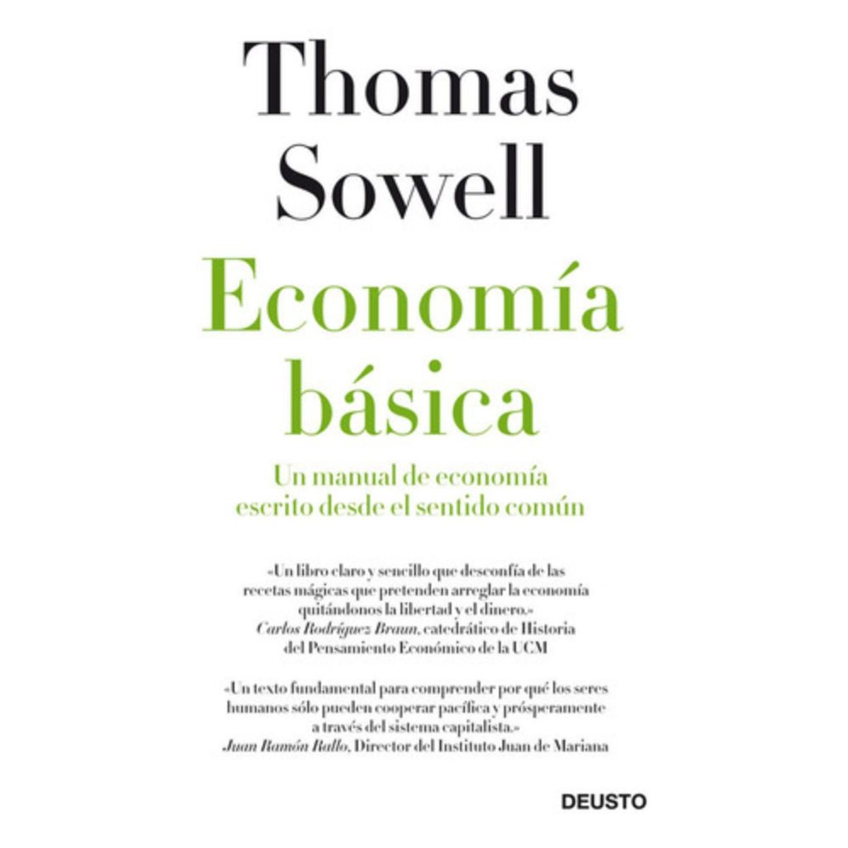 Deusto - Libro Economía Básica - Thomas Sowell - Deusto