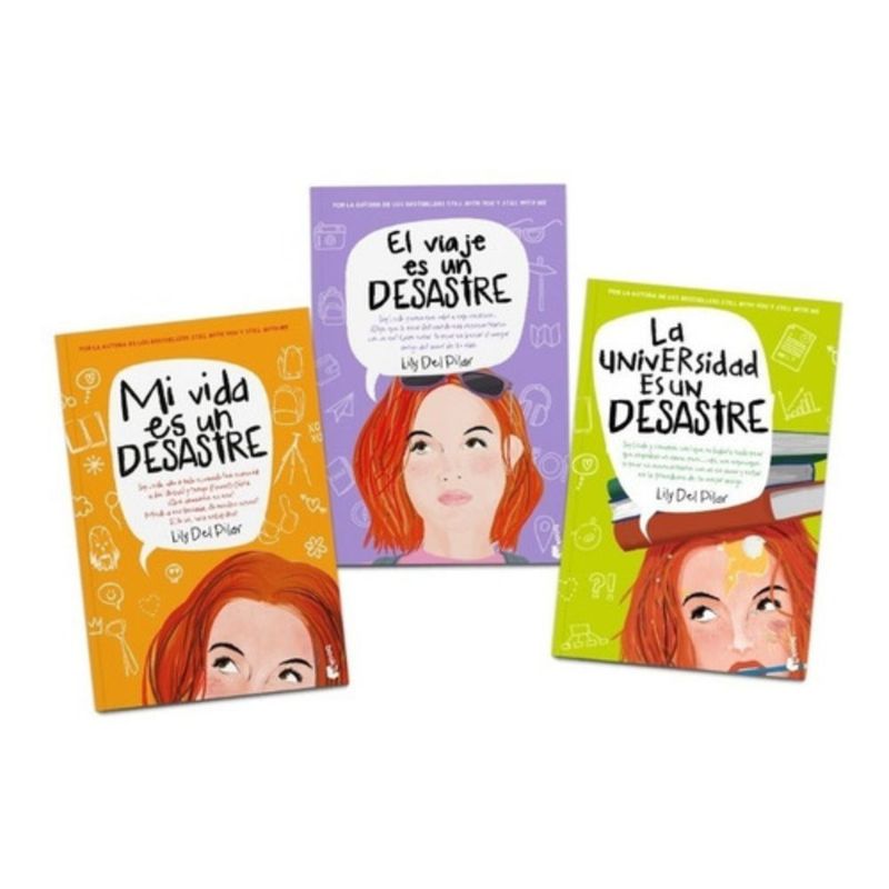 BOOKET - Pack Lily Del Pilar Universidad + Mi Vida + El Viaje
