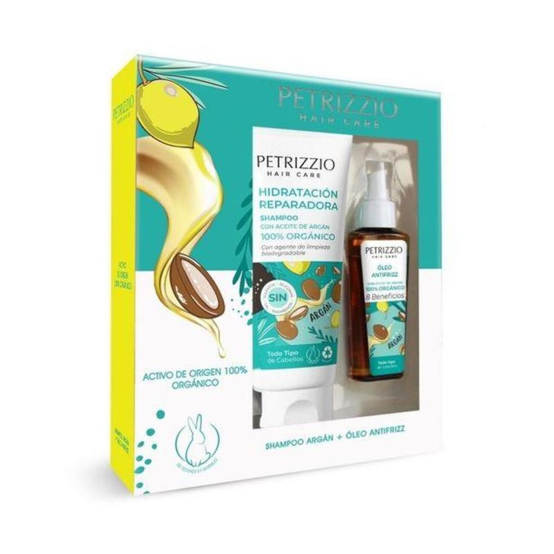 PETRIZZIO - Set Estuche Shampoo Argán Y Óleo Argán Petrizzio -BV-.