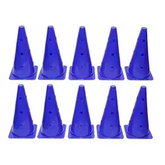 GENERICO - Pack 10x Conos de agilidad con orificios 30 cm – MK-3008-30