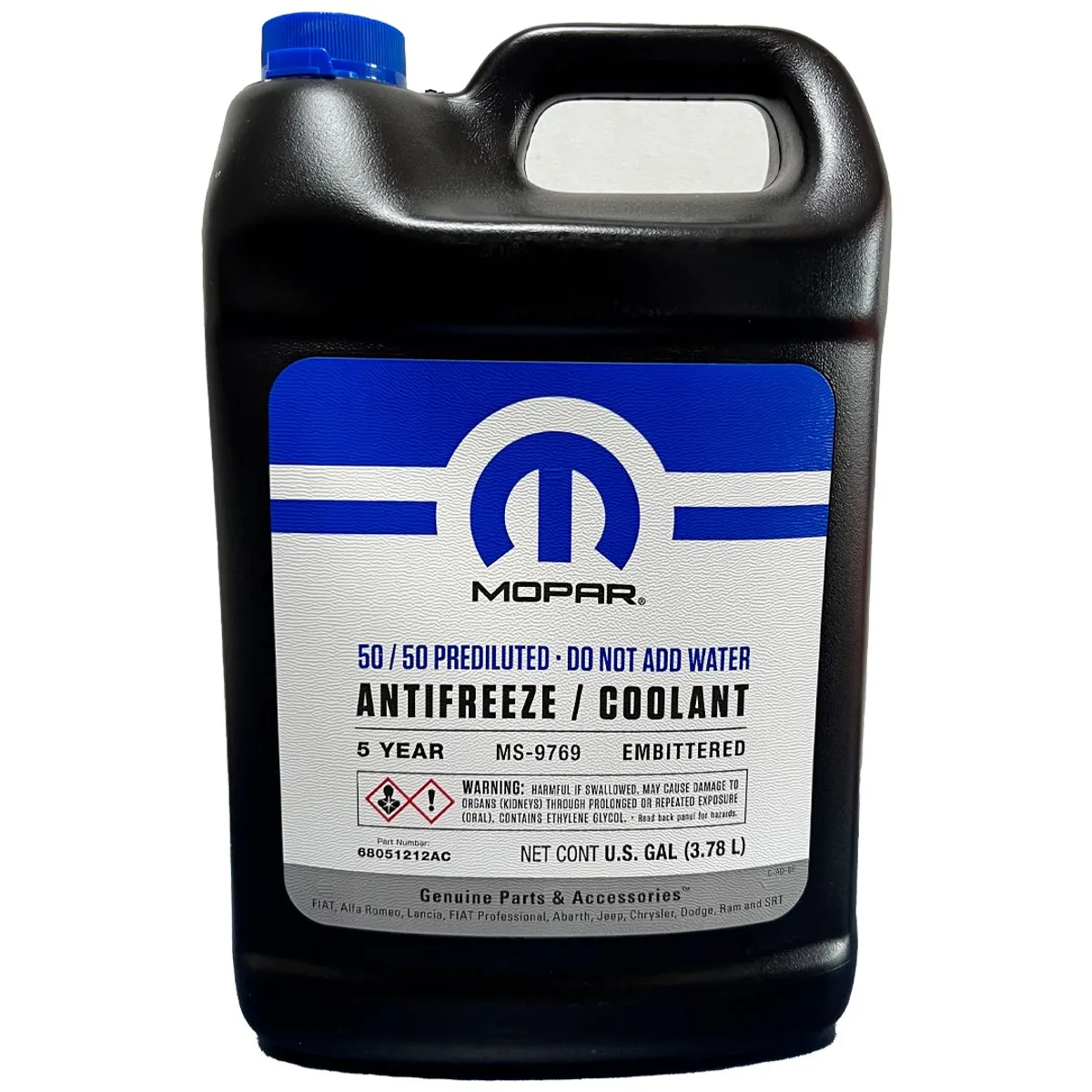 GENERICO - Coolant Refrigerante Mopar 50/50 Prediluido