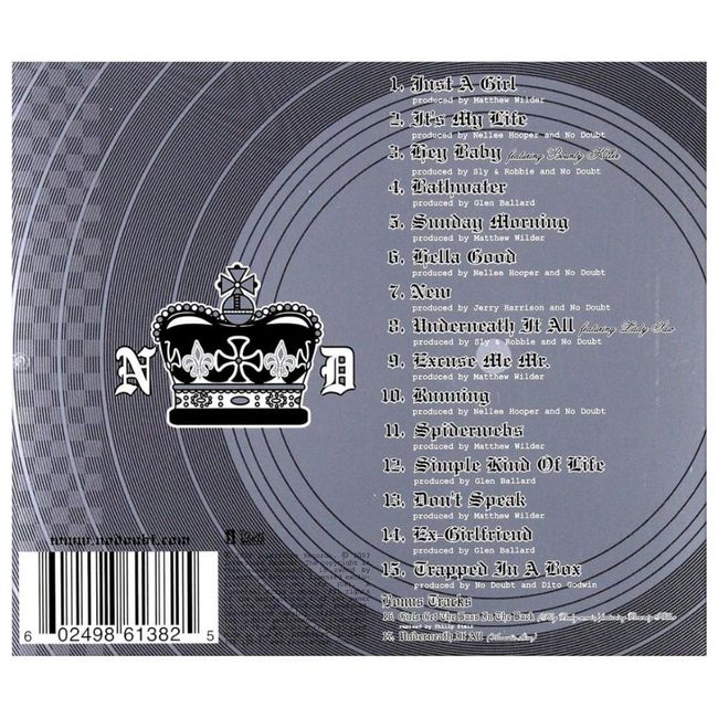 HITWAY MUSIC - NO DOUBT - SINGLES 1992-2002 - CD HITWAY MUSIC