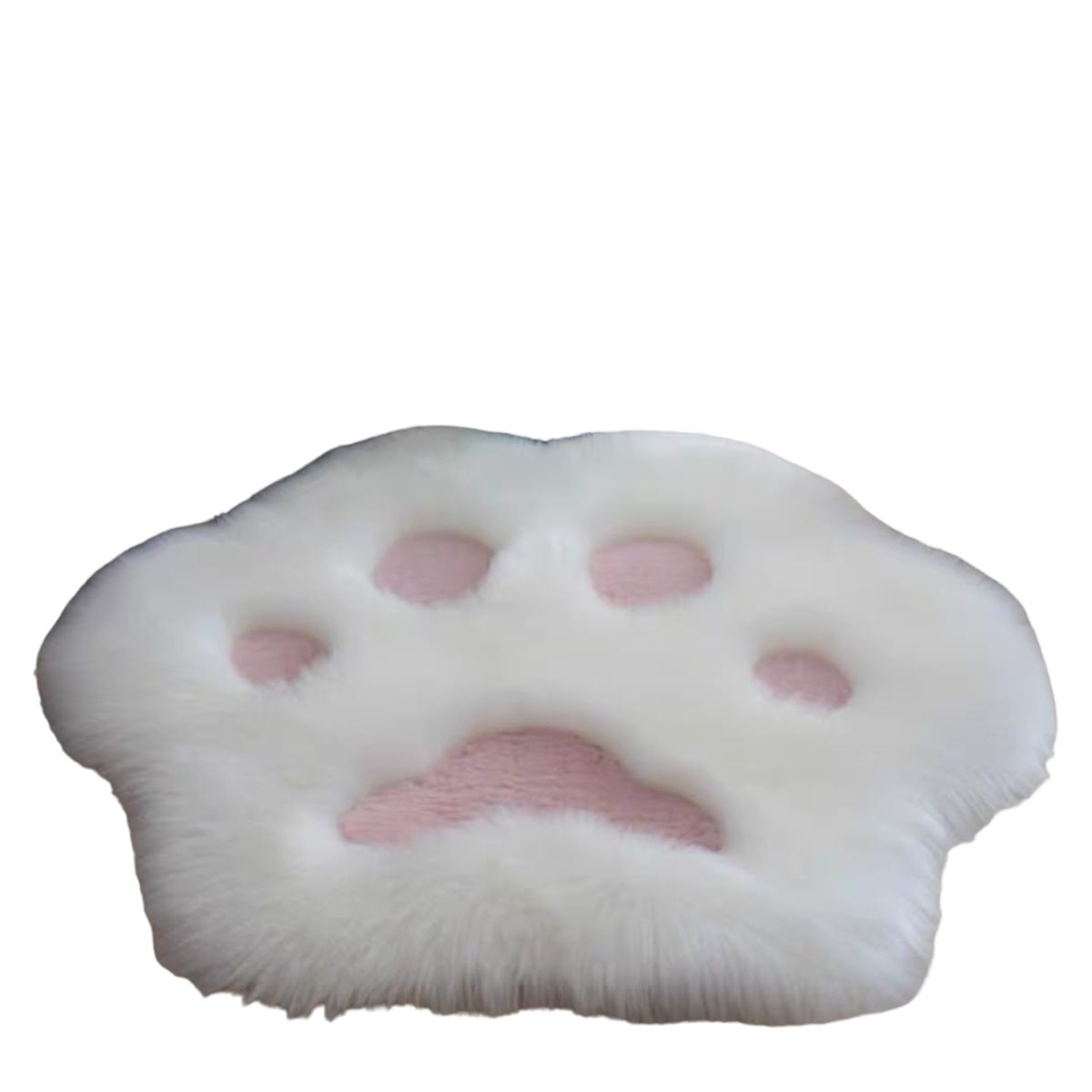 GENERICO - Alfombra Peluda Con Diseño De Pata De Gato Rosa