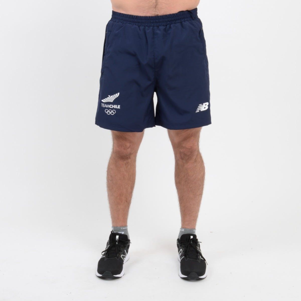 NEW BALANCE - Shorts Running Hombre New Balance Team Chile Azul