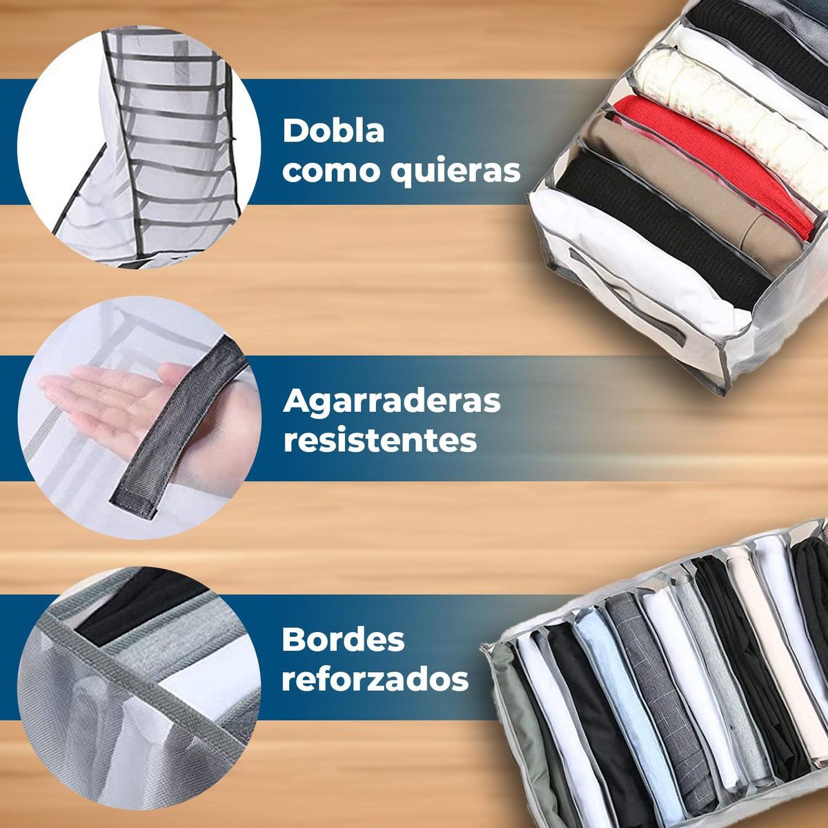 GLOBAL LATIN GROUP - Organizador de Ropa para Armario 9 Rejillas