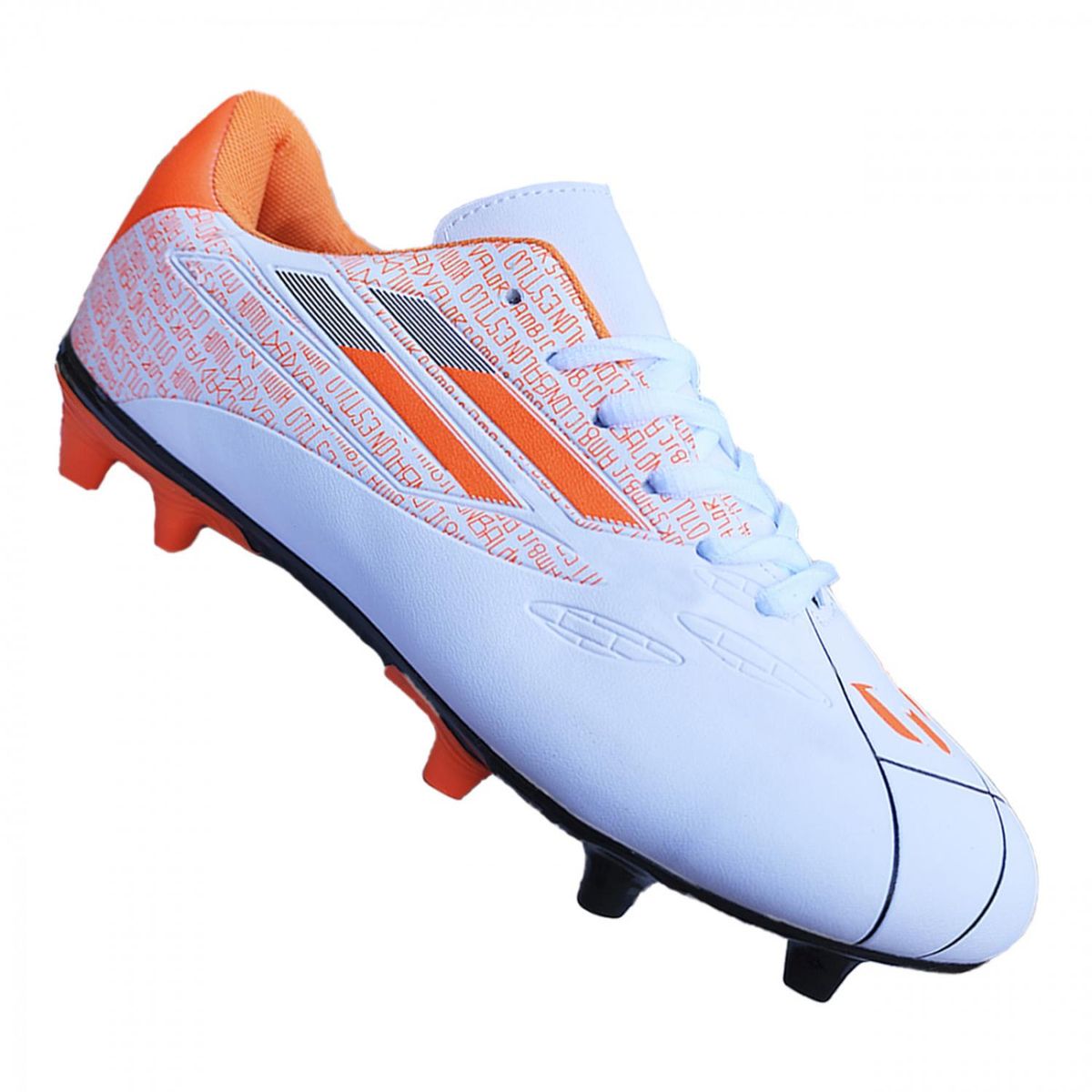 GENERICO - Zapato Futbol Adulto Full Grass Comodos Blanco 3192